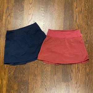 Lulu Lemon Pace Rival skirt x2